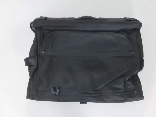 Tumi Garment Bag Black/Gray Ballistic Nylon Bi-Fold Carry-On Suit 24" x 18" 2