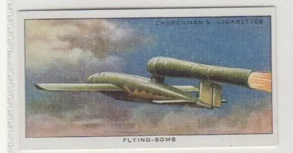 Churchman World Wonders #47 V-1 Flying Bomb (Doodle-Bug)