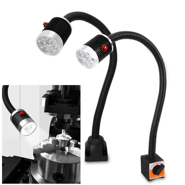 Lampada da lavoro LED magnetica/fissa collo di cigno lampada da lavoro con lampada macchina