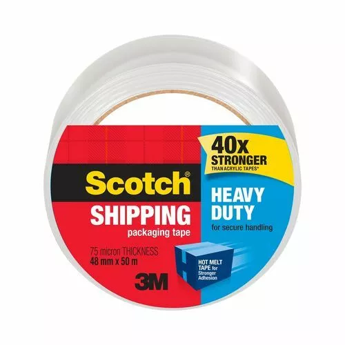 Scotch 48mm x 50m Heavy Duty Shipping Packaging Tape