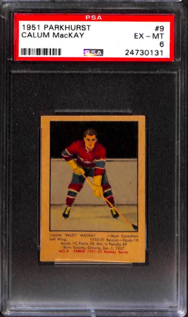 1951 Parkhurst #9 Calum Mackay Psa 6 24730131
