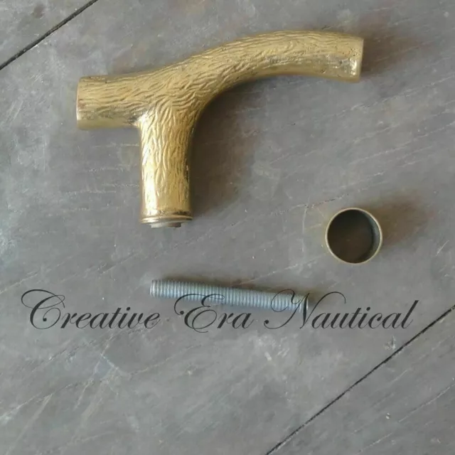 Egg In Eagle Claw Cane Head Brass Designer Handle ONLY Wooden Walking Stick cane