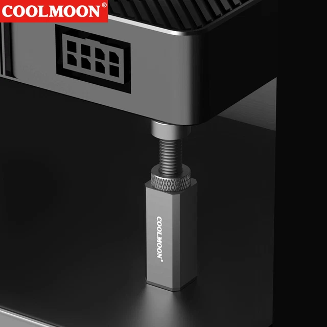 Supporto Scheda Grafica Gpu Staffa di supporto GPU Supporto Scheda Video Supporto Scheda Grafica Verticale Regolabile Alluminio In Altezza Base Magnetica Compatibile Con Vari Case Pc(26mm-50mm,Nero