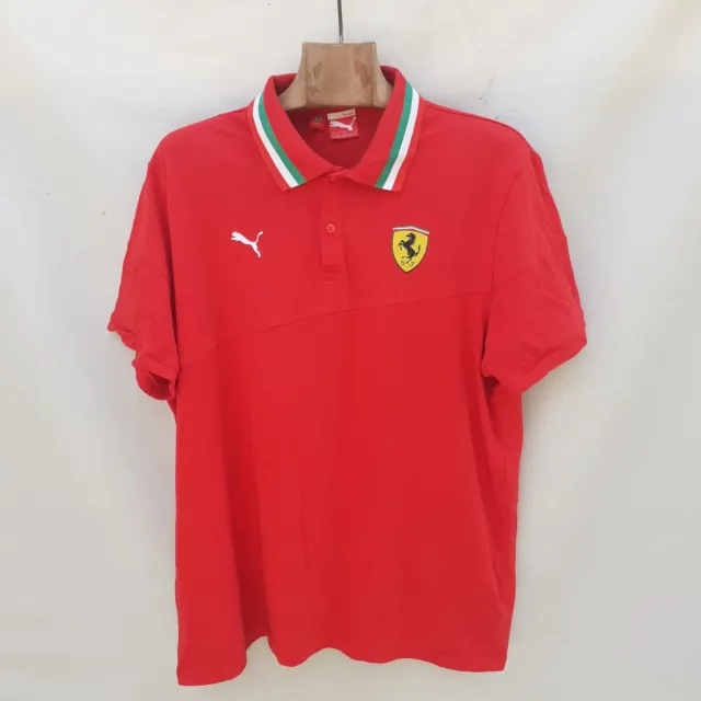 Ferrari Scuderia Puma Polo shirt Men's Extra Large Red