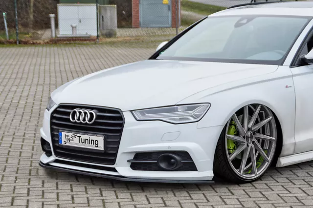 Spoilerschwert Frontspoiler Lippe Cuplippe ABS  Audi A6 S6 C7 4G S-Line mit ABE