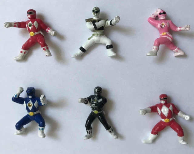 Petites figurines Mighty Morphin Power Rangers années 1990 Petites figurines Mighty Morphin Power Rangers années 1990
