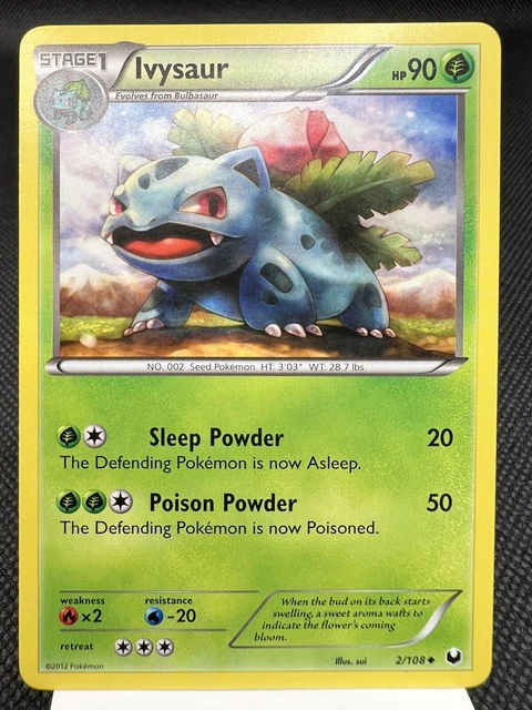 Ivysaur 2/108 - Black & White Dark Explorers Pokemon Card NM