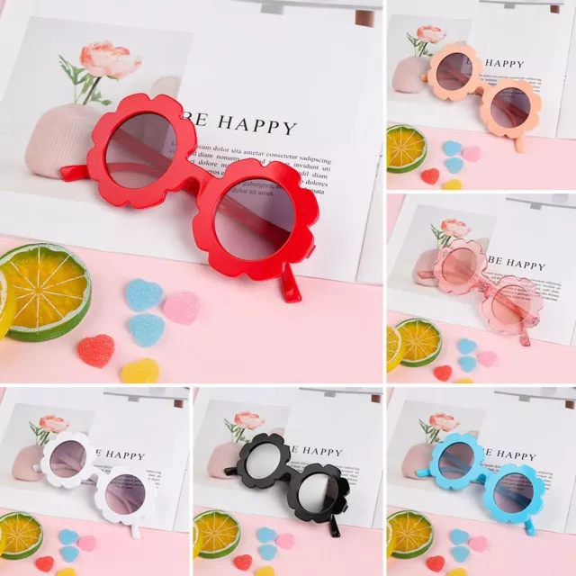 Outdoor Product Eyewear Sun Glasses Vintage Children Sunglasses Flower Shape