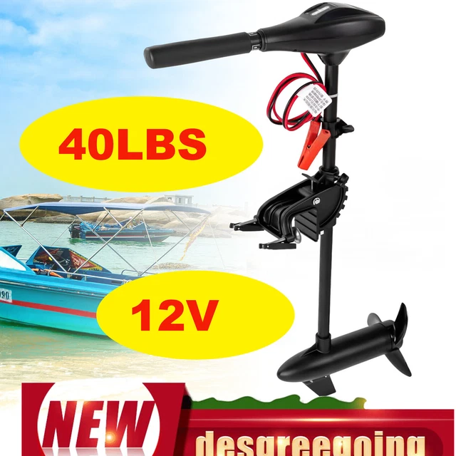 ELECTRIC TROLLING MOTOR 40LBs 12V Outboard Boat Engine Motor for