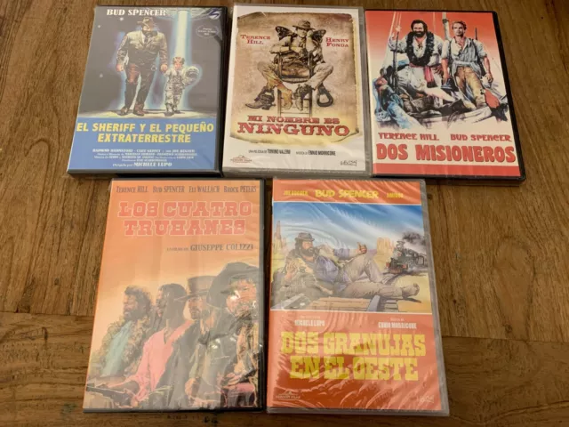 Lote De Películas Bud Spencer & Terence Hill - Ediciones Españolas En Dvd