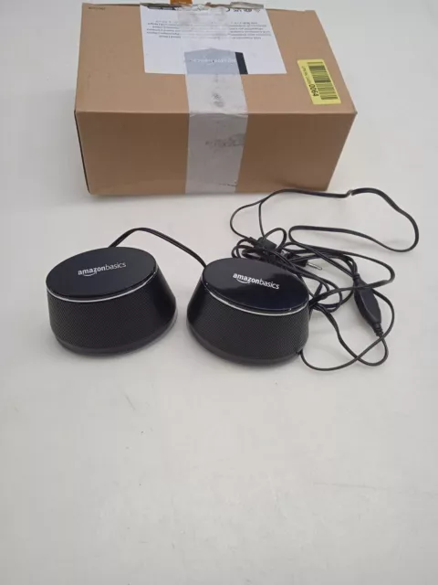 Amazon Basics - Haut-parleurs PC, noirs
