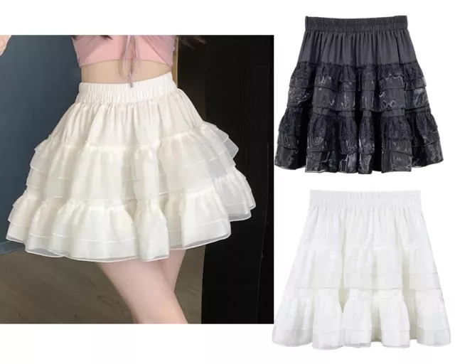 Womens Dresses A-Line Skirts Party Skirt Girls Clubwear Sweet Dancewear Short