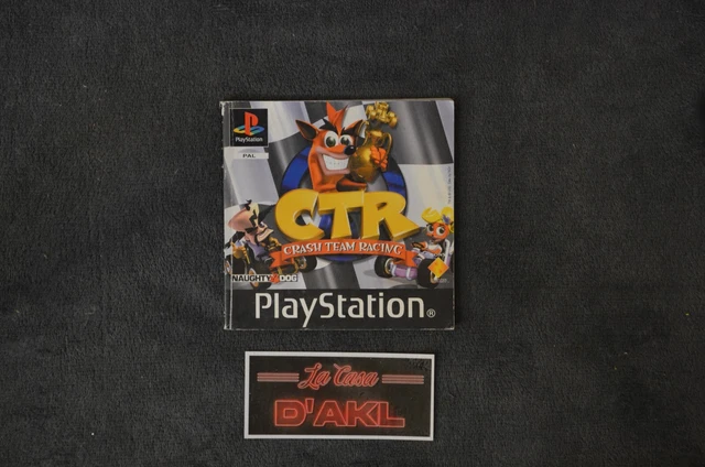 Notice / Manuel D'Instructions Du Jeu PS1 - CTR Crash Team Racing - Bon État