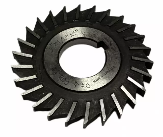 Cobalt MSC 3" x 1/4" x 1" Milling Cutter