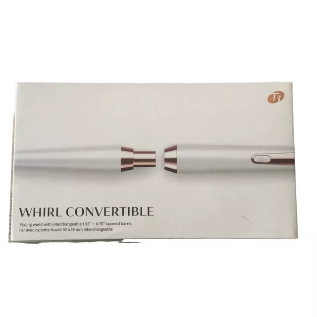 T3 Whirl Convertible Styling Wand With 1.25” Tapered Interchangeable Barrel