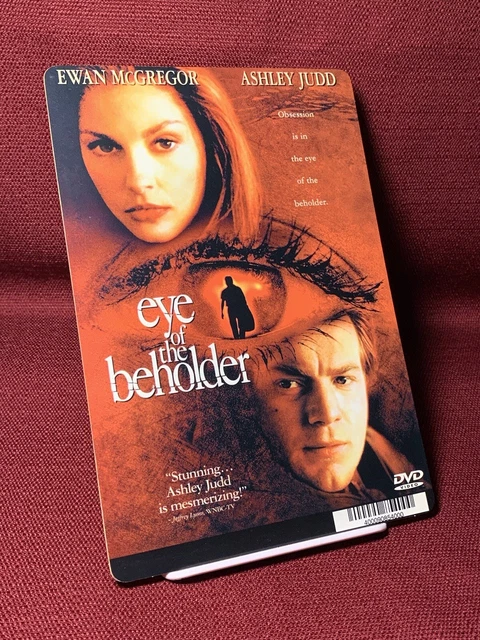 BLOCKBUSTER Movie Backer Card Mini Poster Art 5.5" x 8" EYE OF THE BEHOLDER