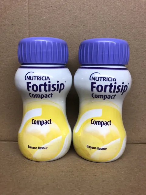 24x Nutricia Fortisip compact Protein BANANA Flavour 125ml