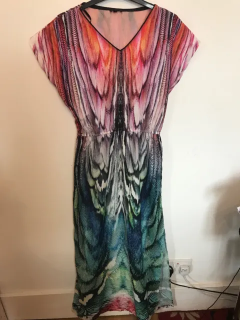 River Island Multicolour Maxi Dress - Size 12