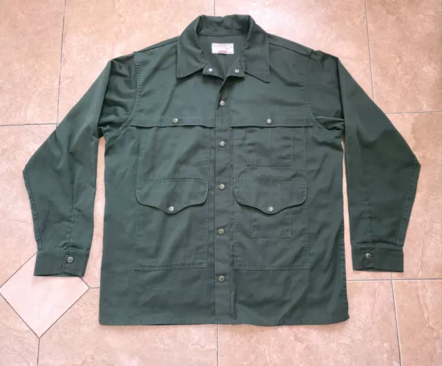 VTG Filson US Forest Service Cruiser Shirt Light Jacket Forest Green Size XL 46