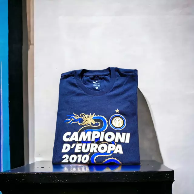 Nike Tshirt FC Inter Campioni d'Europa anno 2010 storica taglia S