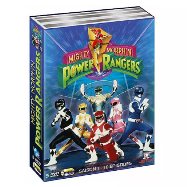 Mighty Morph N Power Rangers Temporada 1 Episodios 1A 10 Estuche DVD Nuevo