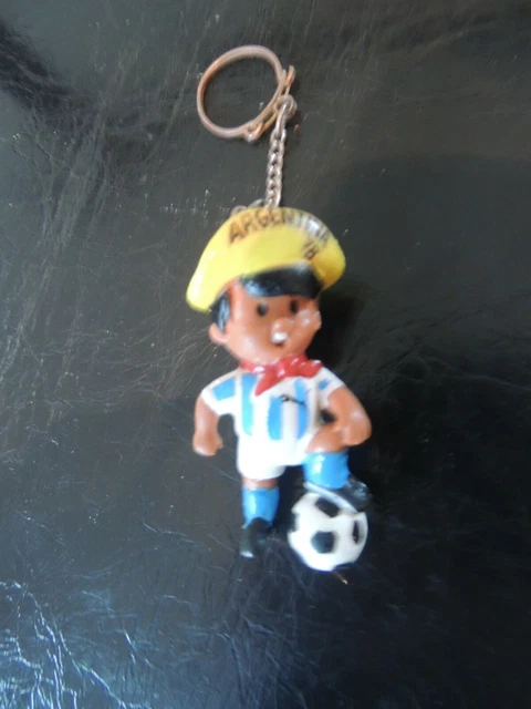 Porte-clés Vintage Coupe Du Monde 1978 - Mascot Gauchito - Argentine