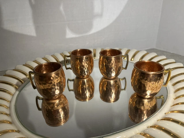 Set Of 6 Skull Shot Glasses - 1.75oz Gothic Glass Drinkware For Halloween & Parties