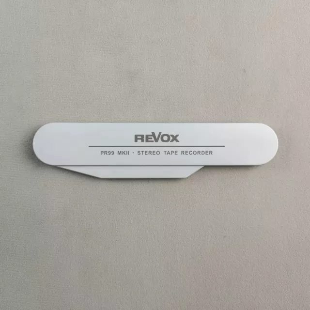 Neue REVOX PR99 MKII Kopfabdeckung für Reel To Reel Tape Recorder Unterstützung 3