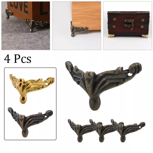 Universal Corner Brackets Home Protector Box Zinc Alloy Case Decorative