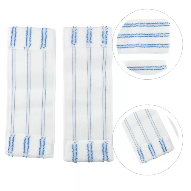 2X Microfibre Serpillière Tissu Pour Vaporetto Polti Kit Vaporflexi Brosse Eco