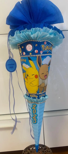 Schultüte Zuckertüte POKEMON Motiv Unikat Handarbeit Mit Name 2025 (P