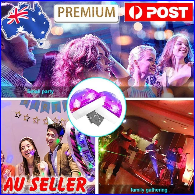Disco Light, Sound Activated LED Magic Disco Ball Lamps, Car Atmosphere Strobe