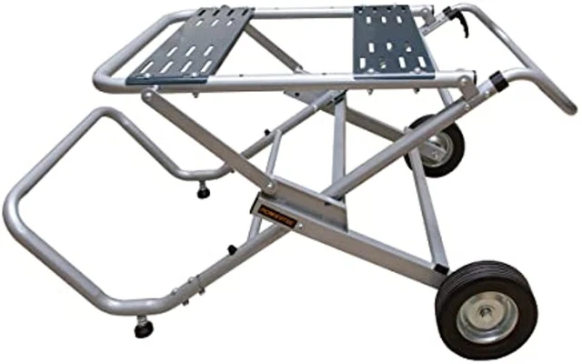 POWERTEC MT4009V Rolling Foldable Table Saw Stand W/ 8-Inch High-Traction Wheels POWERTEC MT4009V Rolling Foldable Table Saw Stand W/ 8-Inch High-Traction Wheels