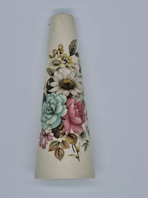 Vase Purbeck Pottery Poole Dorset Ceramic Flower Scene Vintage Collectable