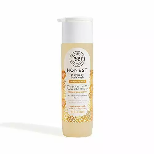 the Honest Company Perfectly Gentle Sweet Orange Vanilla Shampoo + Body Wash...