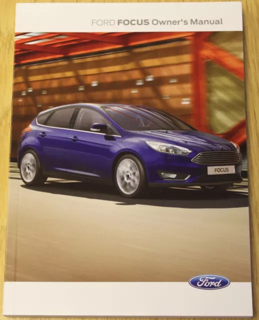 Genuine Ford Focus 2014-2018 Handbook Owners Manual Navi Audio Book