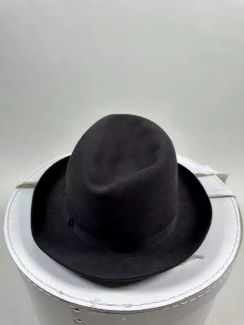 LOCK & CO hatters England BROWN FELT HAT 7 uk 57 cm or size M 3