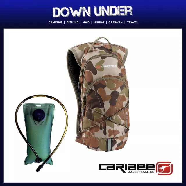 Caribee Quencher 2L Hydration Backpack - Auscam