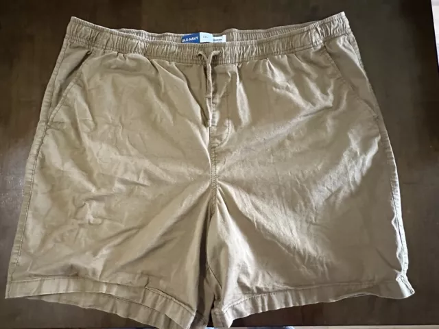 Old Navy Men's Khaki Jogger Shorts  Size XXL 2XL