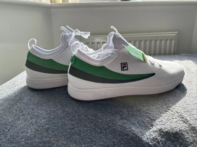 Green fila trainers hotsell