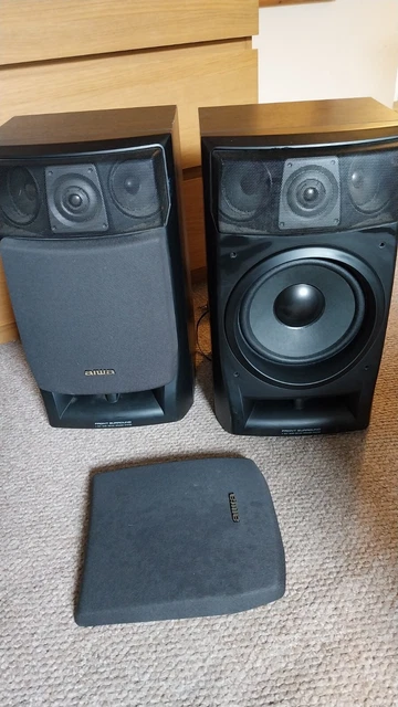 Aiwa front surround sales speakers