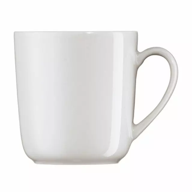 Arzberg Form 2000 Mug with Handle, Coffee Mug, Coffee Cup, White Porcelain 280ml