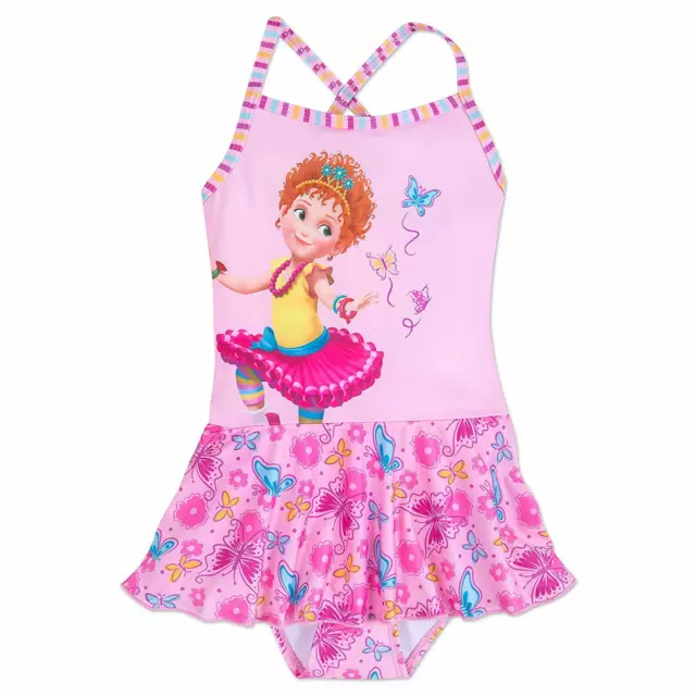 Disney Store Fancy Nancy 1 PC Swimsuit Girl Size 5/6 7/8