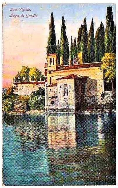 Cartolina - SAN VIGILIO - Lago di Garda (VERONA) Formato Piccolo - 1936
