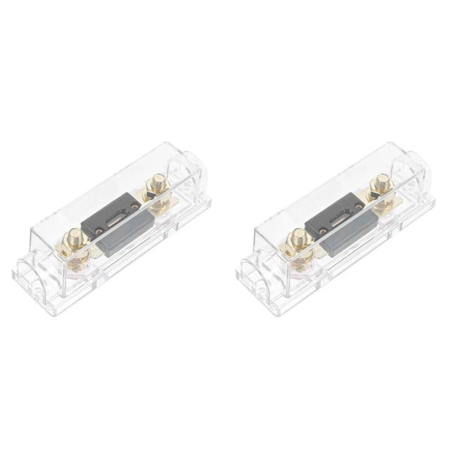 2x Supporto Fusibile Audio Auto Supporto Blocco Fusibili Auto ANL Supporto Fusibile