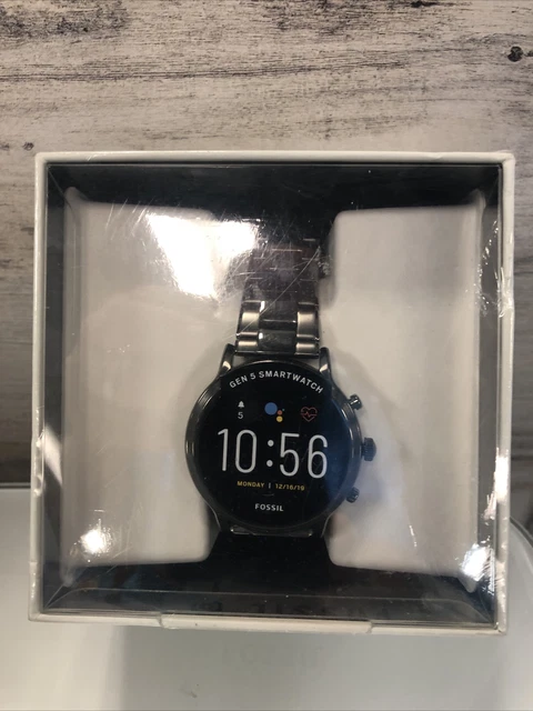 NEW! Fossil The Carlyle HR Gen 5 44mm Case Men's Bracelet/Link Band Smart Watch