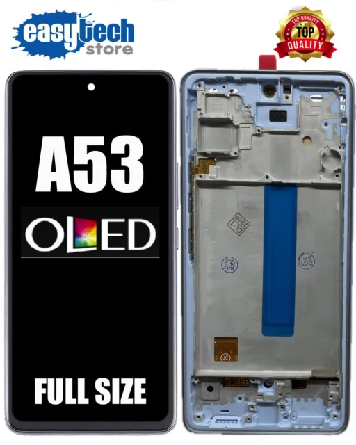 SAMSUNG Galaxy A53 SM A536 A536B 5G Display OLED FULL SIZE LCD Touch FRAME Blu