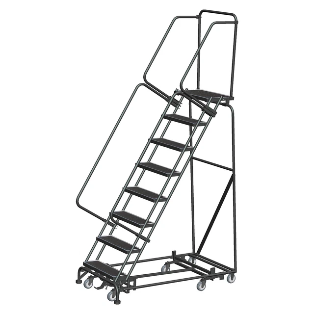 Ballymore Rolling Ladder Overall Height 113 in Steps 8 Cap 450 lb