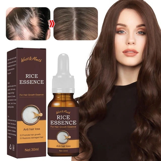 Champú para el crecimiento del cabello con agua de arroz suero rápido más grueso Z2H8