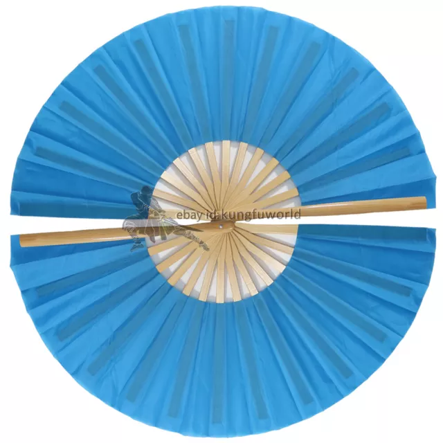 Many Colors Bamboo Tai chi Fan Martial arts Kung fu Taiji Training Equipment